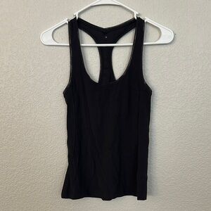 Black Racerback Tank Top